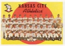 1959 Topps Baseball Cards      172     Kansas City Athletics CL